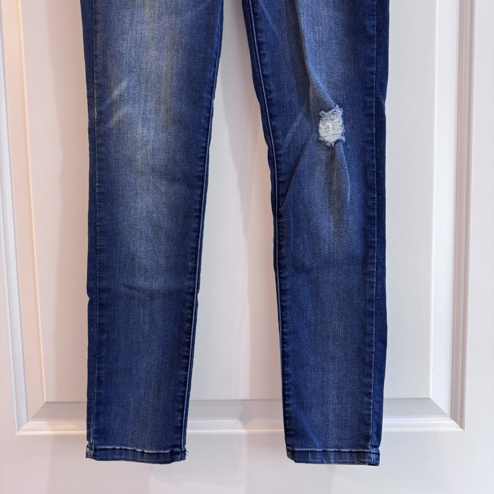 Democracy Absolution Womens Skinny Jeans Size 0P Dark Wash Stretch Denim 
