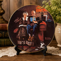 VINTAGE KNOWLES NORMAN ROCKWELL "Evening's Ease" Collector Plate LIMITED EDITION