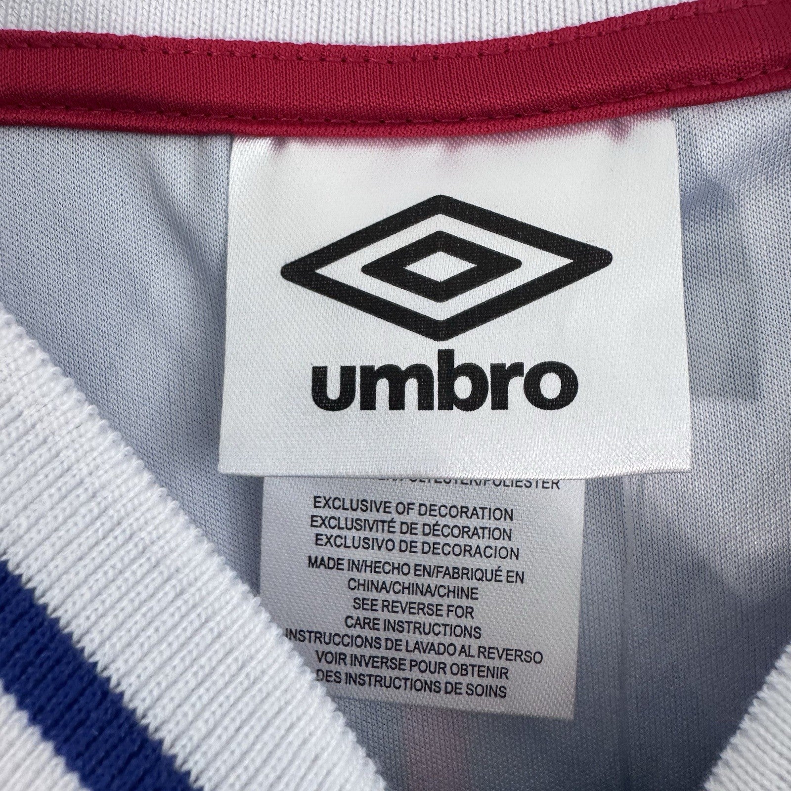 Umbro USA Retro Soccer Jersey Men Medium Blue Blokecore Y2K Football Shirt NWT