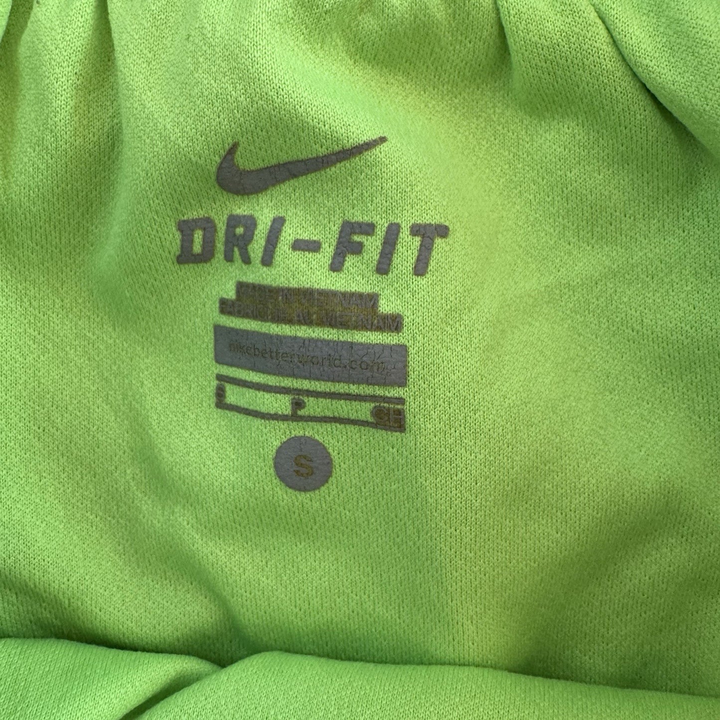 Nike Dri-Fit Women’s Running Shorts Gray Green Blue Size S Athletic