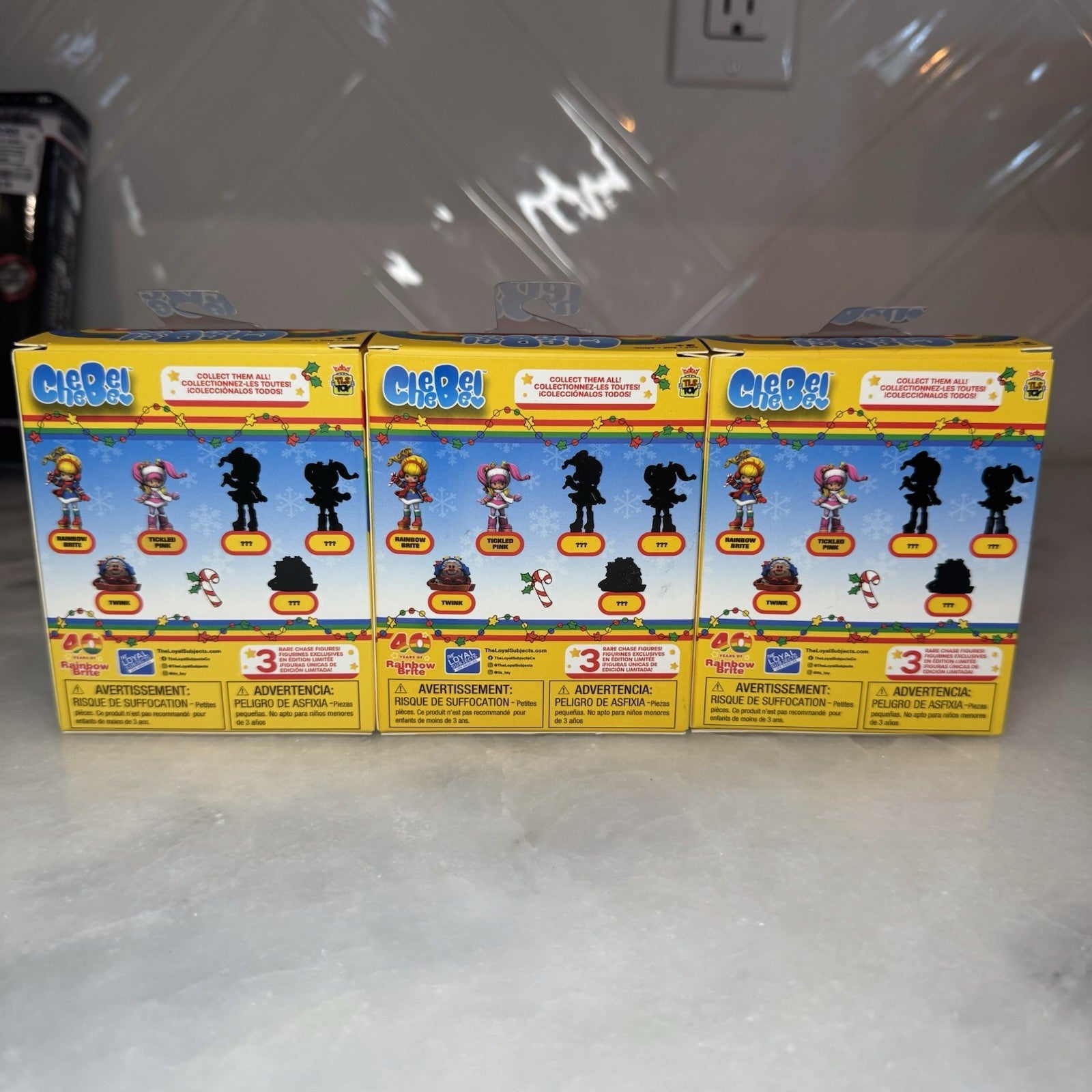 Rainbow Brite 40th Anniversary Mini Figure Set TLS Toy NIB 3 Pack