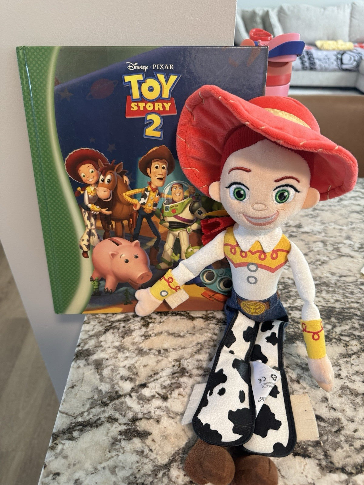 Toy story 2 Hardback book Jessie &Cowgirl Plush Character Rare Bundle Woody Buzz