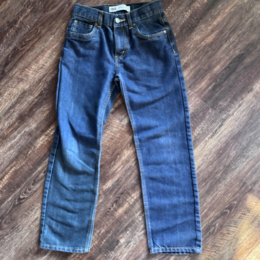 Levi’s 514 Straight Jeans Boys 12 Reg W26 L26 Blue Denim Made in Tanzania