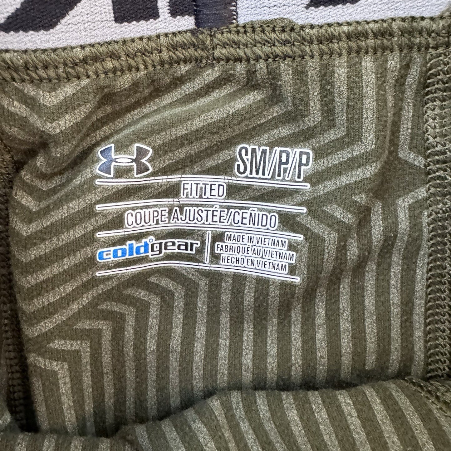 Under Armour ColdGear Mens Fitted Thermal Leggings Green Size Small