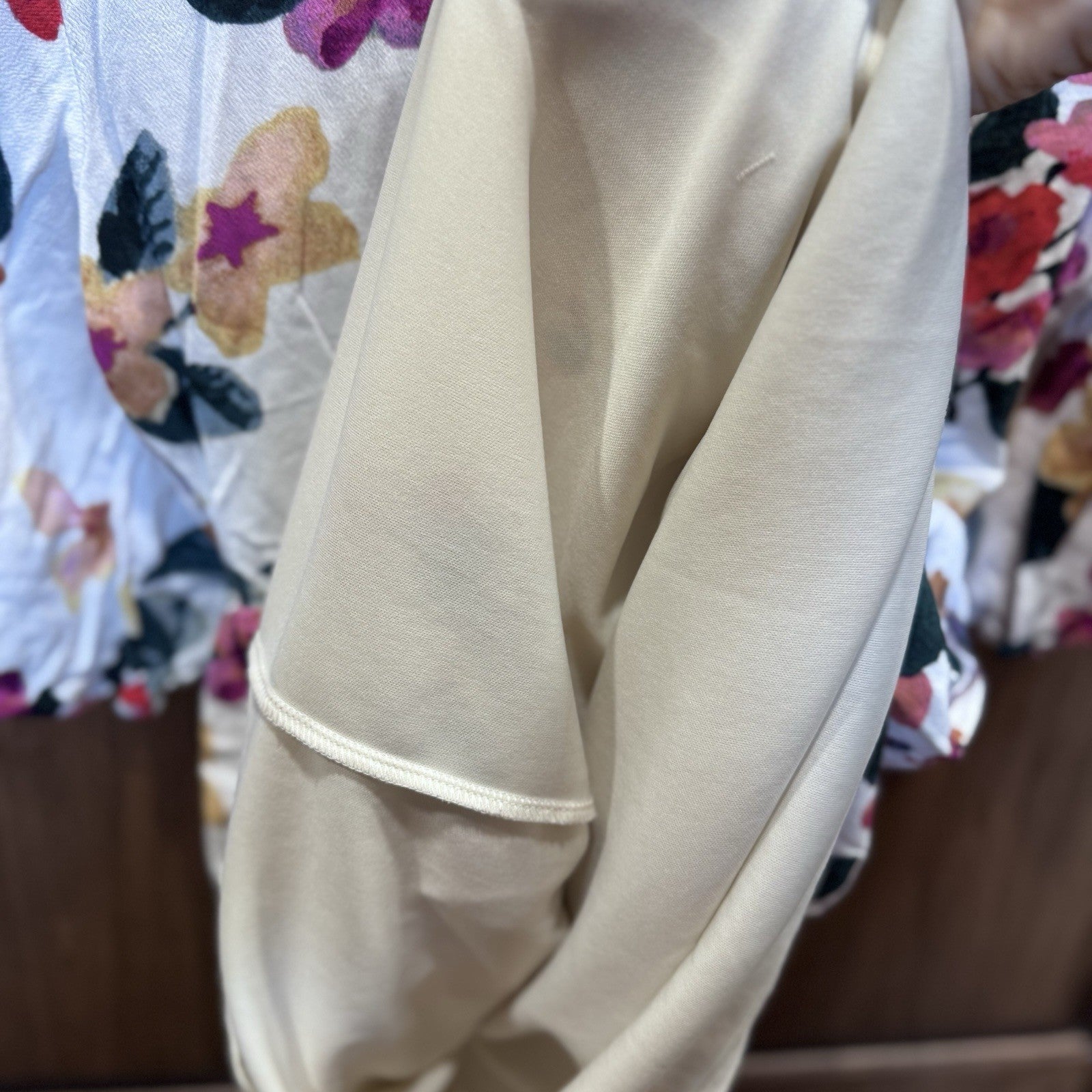 Lovestitch Women’s Boho Floral Mini Dress Size Small White 