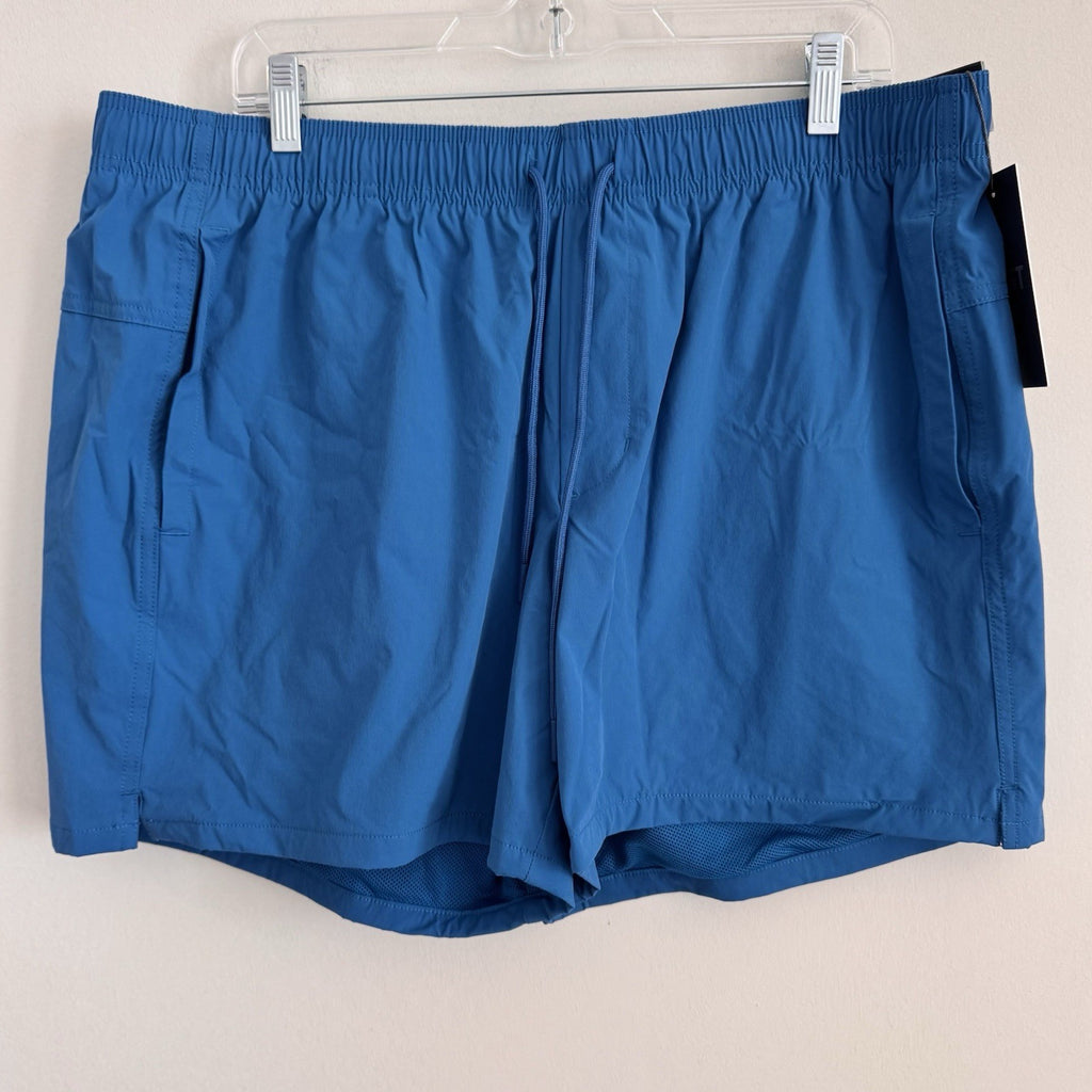 VRST Men's XL 5" Everyday Short Blue Tide NWT Relaxed Fit Athletic Training Gym