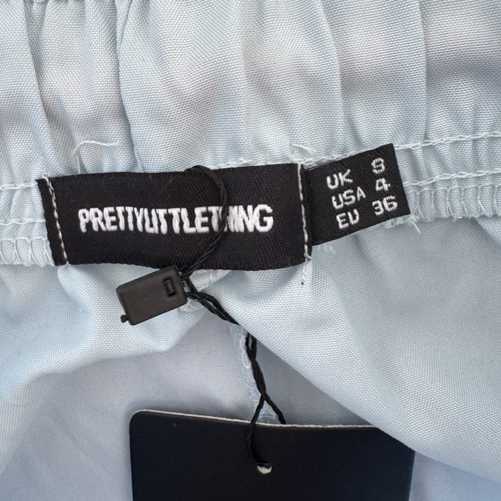 PrettyLittleThing Contrast Panel Joggers Blue Peach US 4 NWT