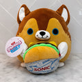 Snackles Series 2 Puppy & Sonic Burger 14 Inch Plush by ZURU, Ultra Soft Plush, 