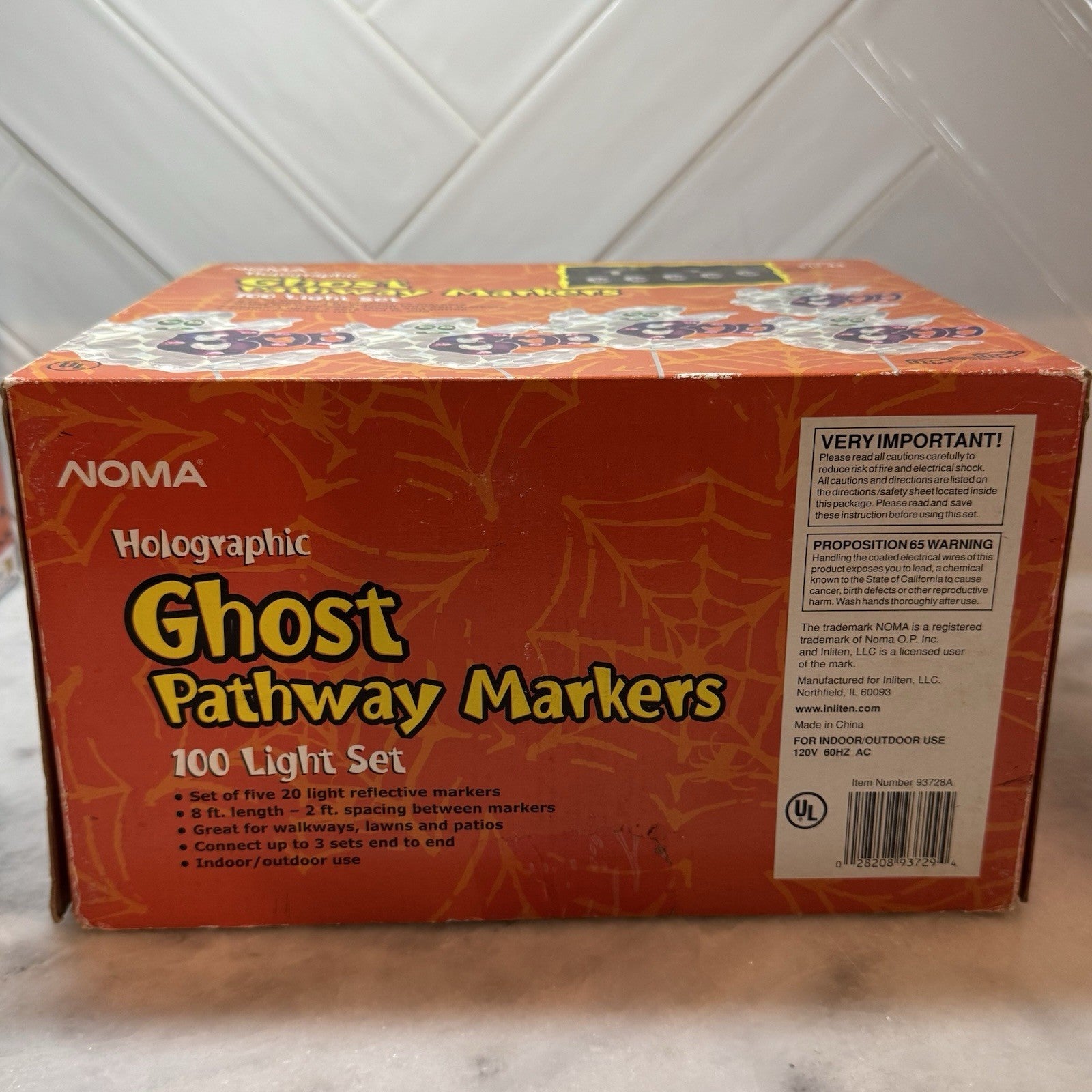Noma Holographic Ghost Halloween Pathway Marker Decoration Vintage Rare Ghouls