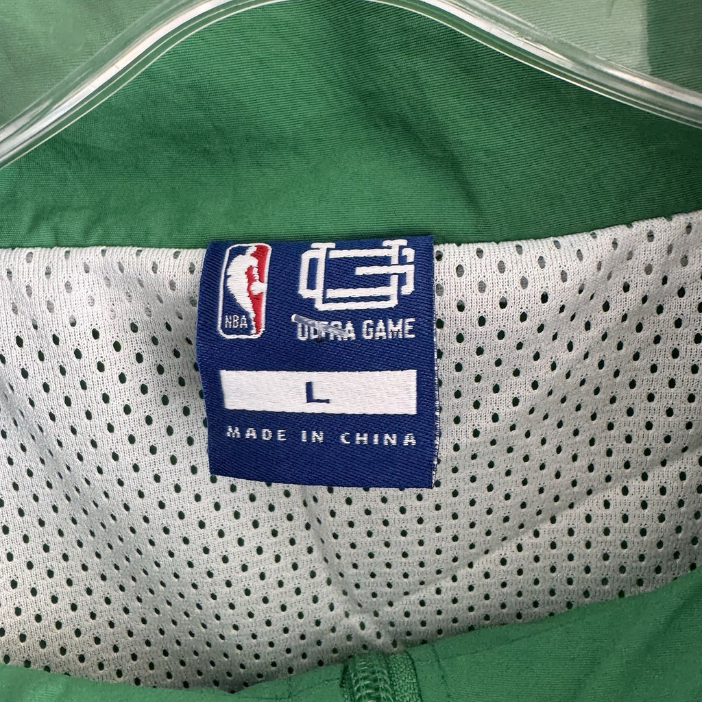 Boston Celtics Jacket Mens Large Green Full Zip Track Retro NBA NWT Ultra Game
