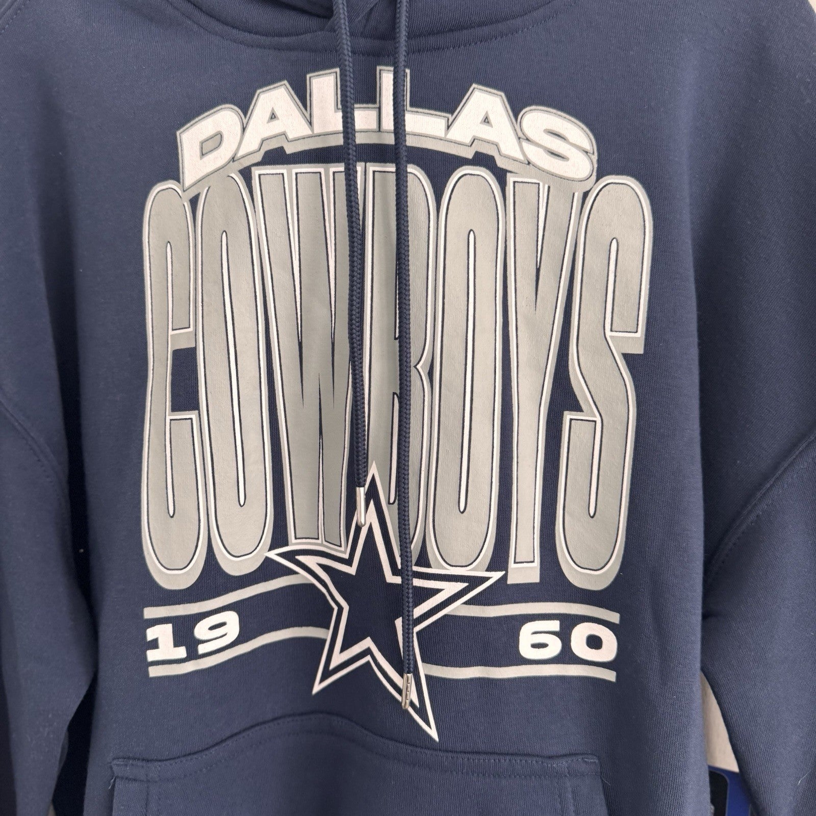 NFL Dallas Cowboys Ultra Game Hoodie Navy Blue Men's Small NWT