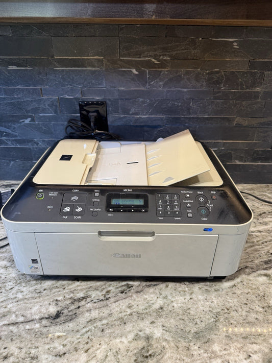 Canon PIXMA MX340 All-In-One Wireless Inkjet Color Printer Scanner Copier No Ink