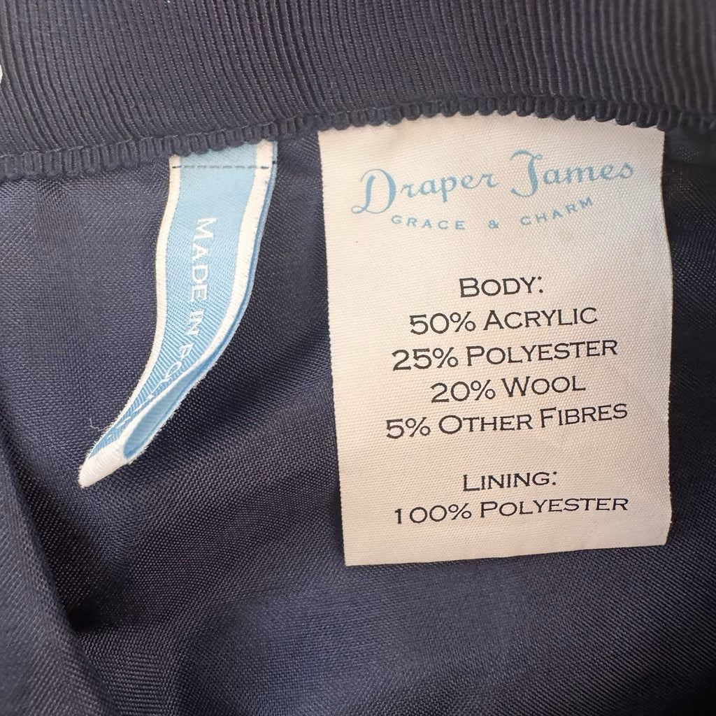 Draper James Houndstooth Pencil Skirt Size 10 Wool Blend Lined Women’s