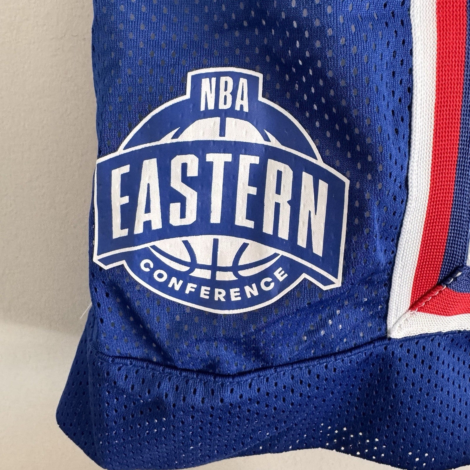 NBA All-Star Western Eastern Conference Big Show Shorts White Blue XL NWT 1996