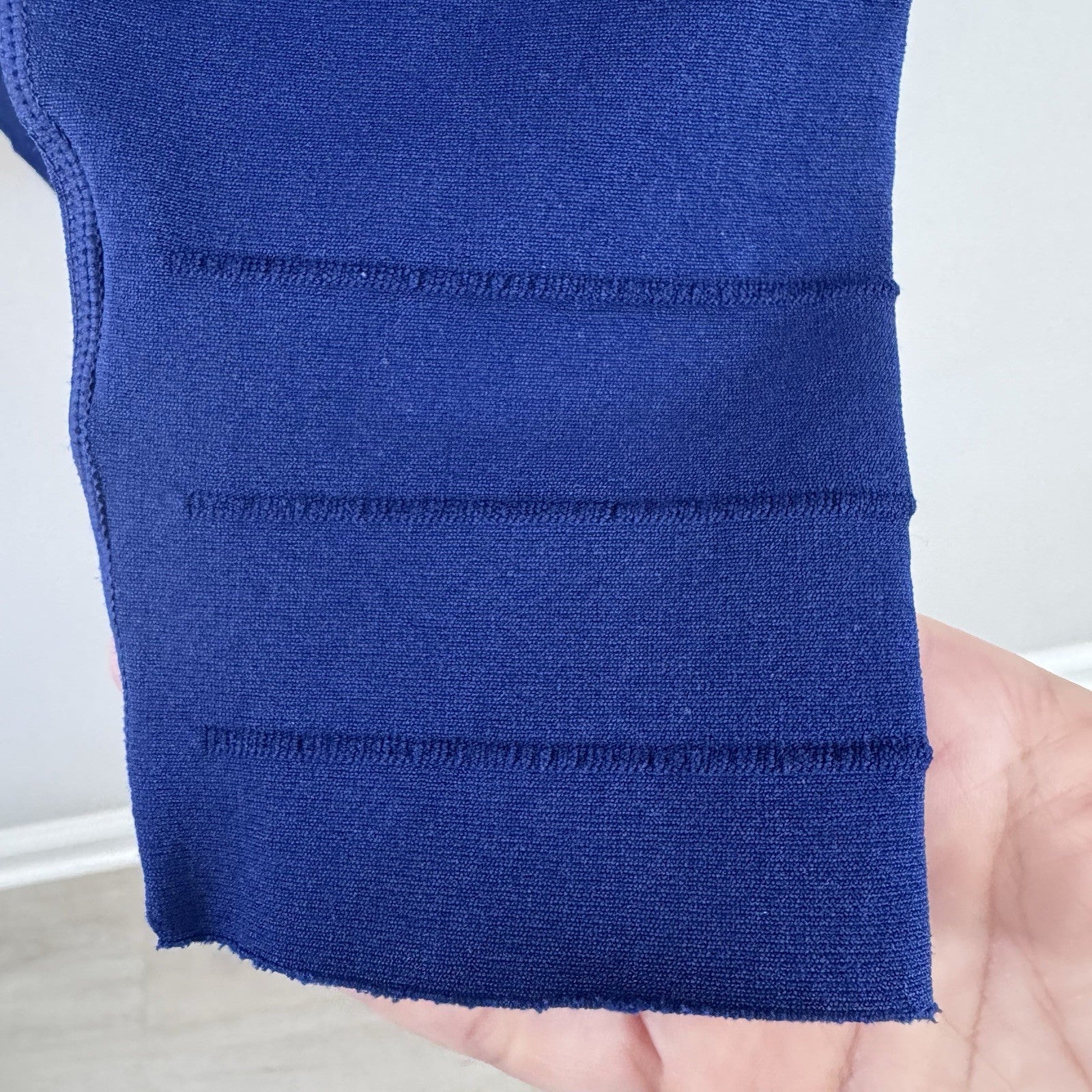 Fabletics SculptKnit Blue High Rise Leggings Women’s Medium Athletic