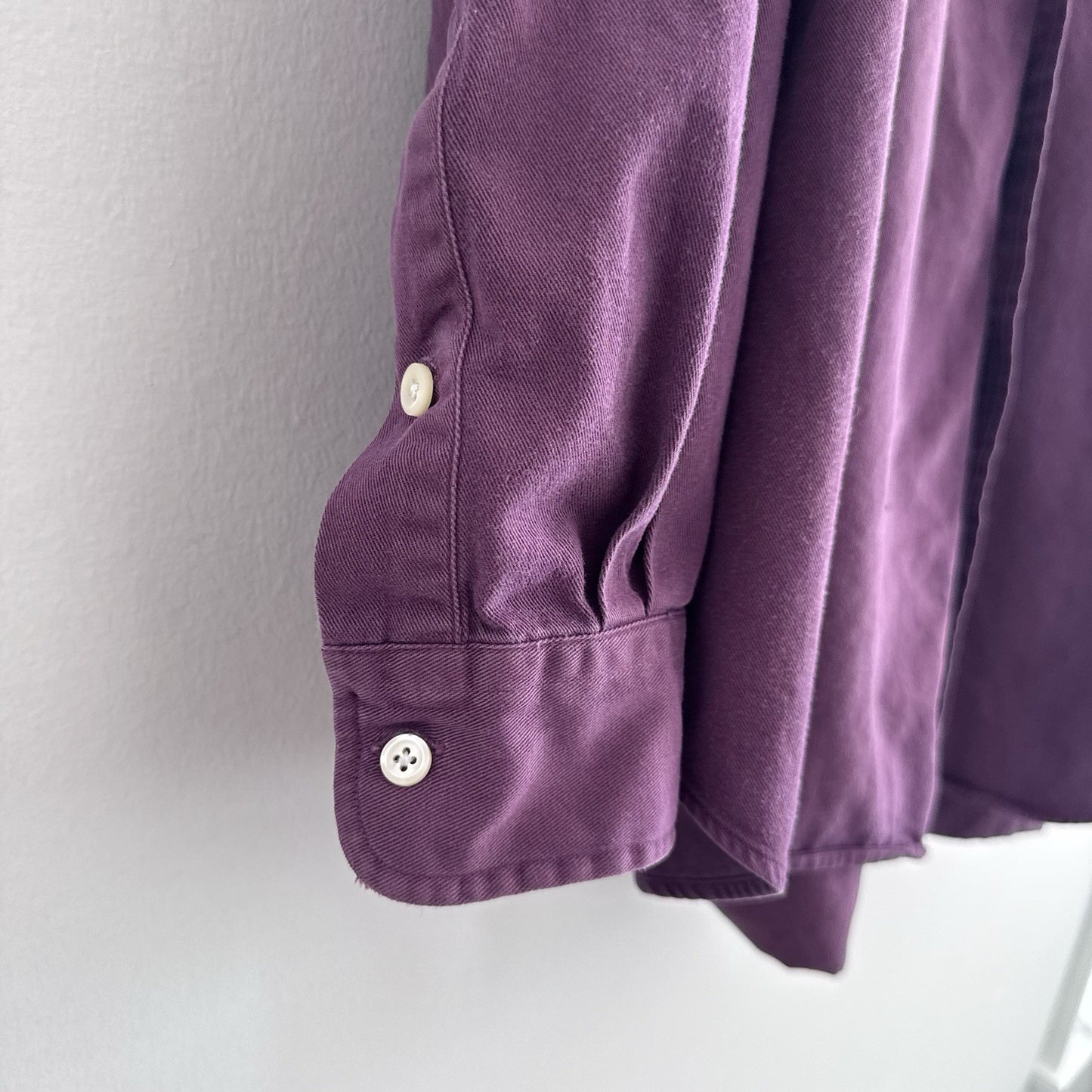 Polo Ralph Lauren LT Purple Button Down Shirt Cotton Classic Fit 
