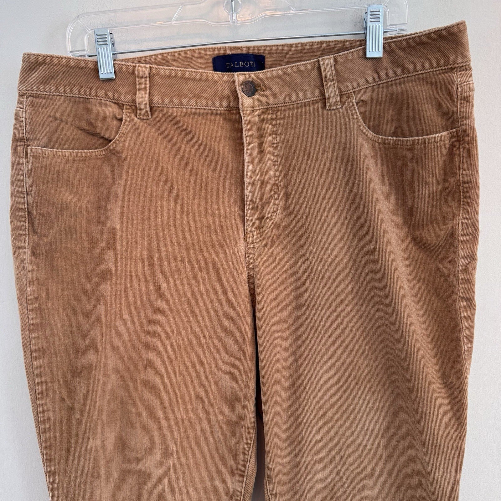 Talbots Women Size 16 Lot 2 Shirt Pants Corduroy Plaid Casual Career