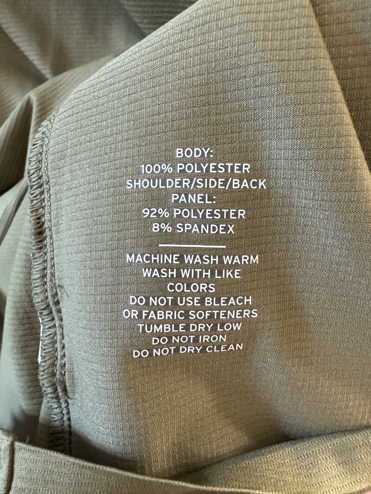 REI Co-op Men’s 1/4 Zip Pullover Olive Green Medium Lightweight Hiking Shirt