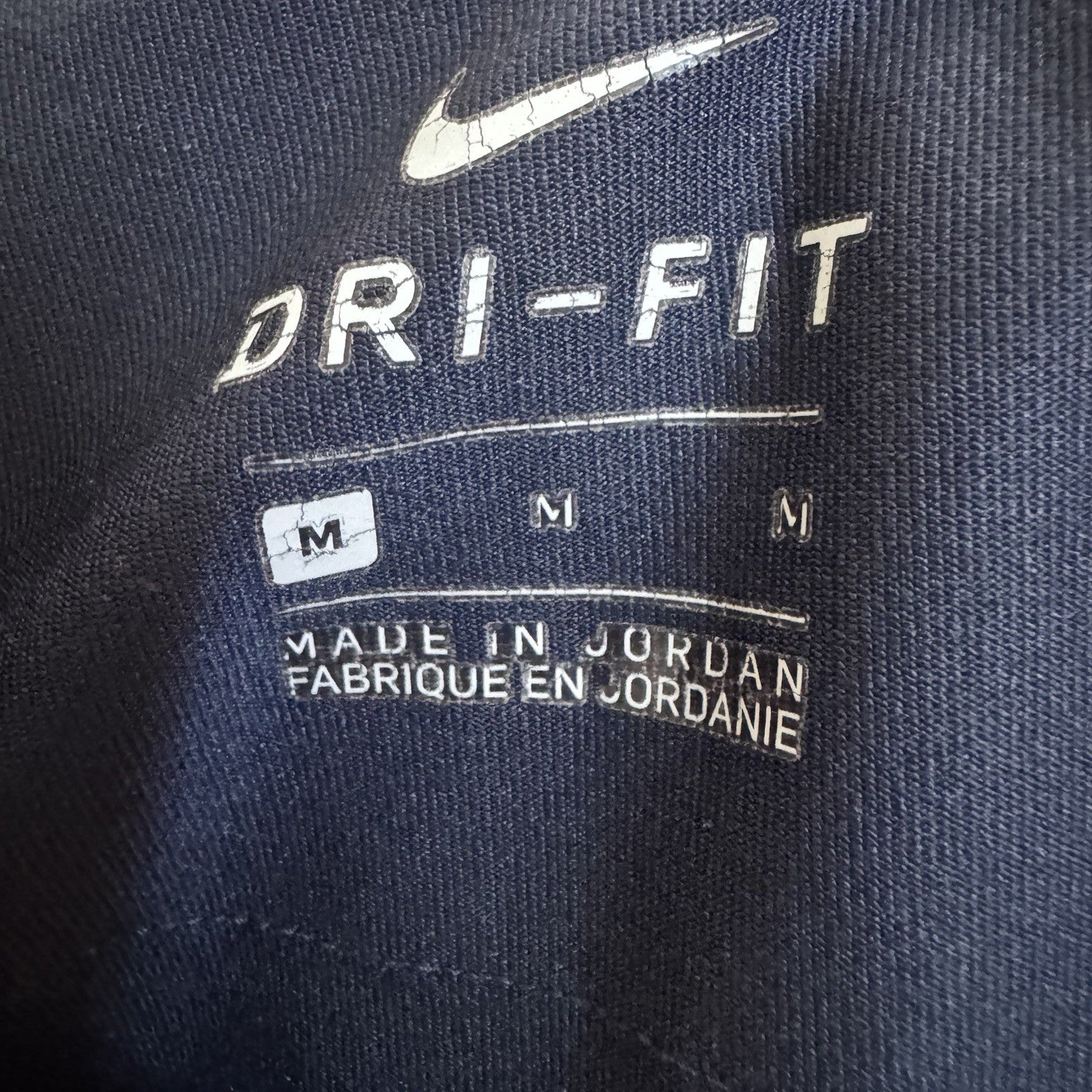 Nike Dri Fit Leggings Women Medium Blue High Rise Athletic Gym Yoga