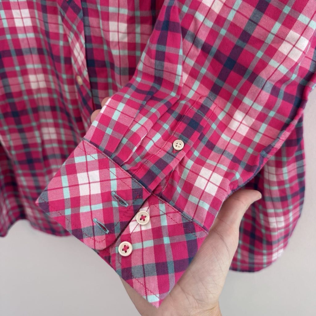 Talbots Women’s Plus 1X Top Lot Plaid Floral Cardigan Cotton 3Pc