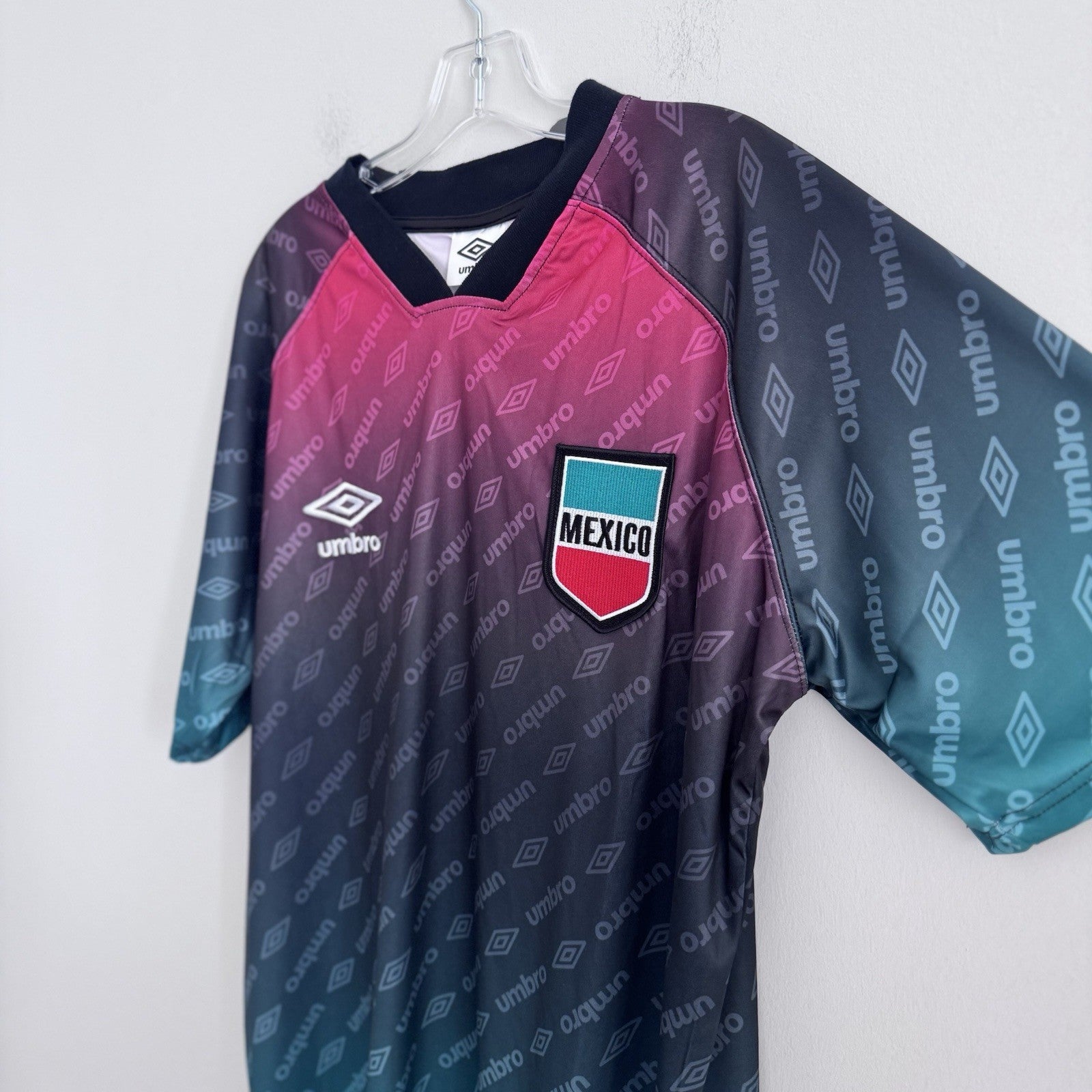 Lot of 2 Umbro Mexico Soccer Jerseys Mens Small Futbol Shirts NWT