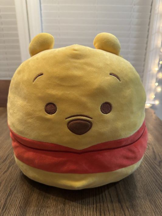 Winnie The Pooh Squishmallow Official Kellytoy Plush 12” Disney