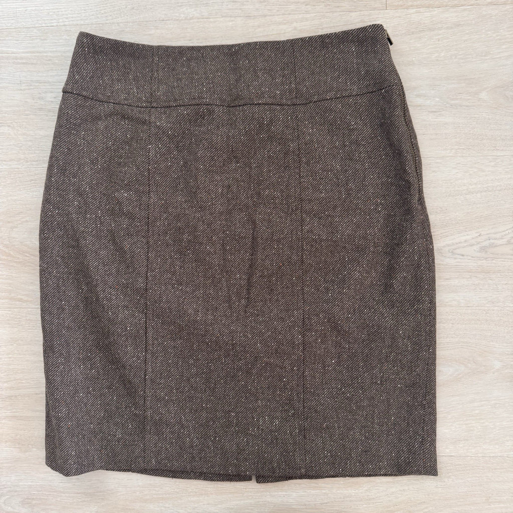 Banana Republic Women’s Wool Blend Skirt Tweed Pencil Women’s 8  Lined