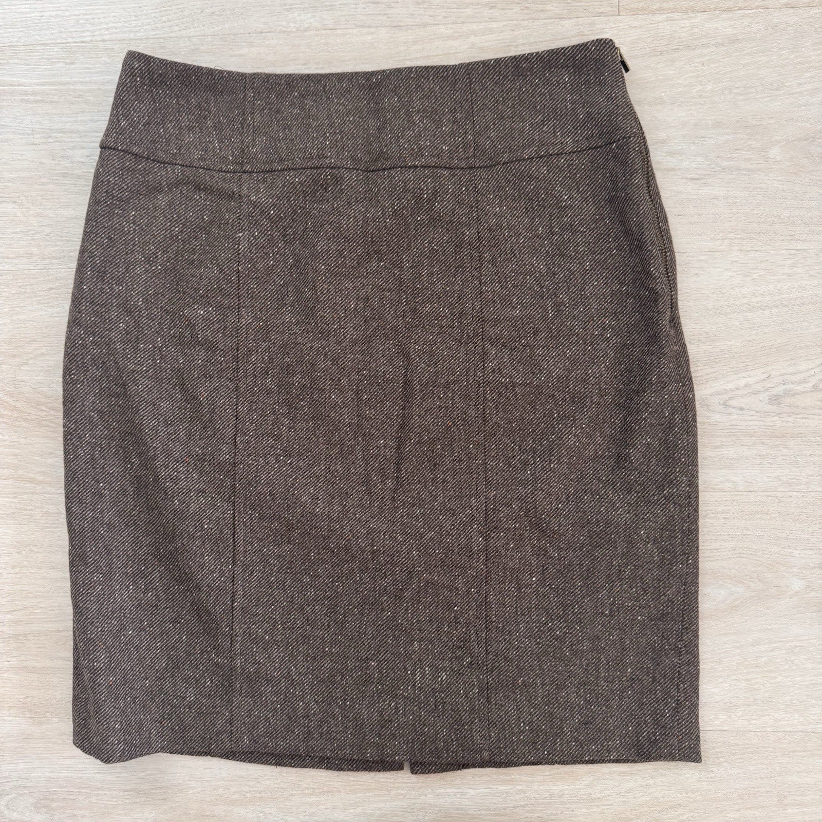 Banana Republic Women’s Wool Blend Skirt Tweed Pencil Women’s 8  Lined