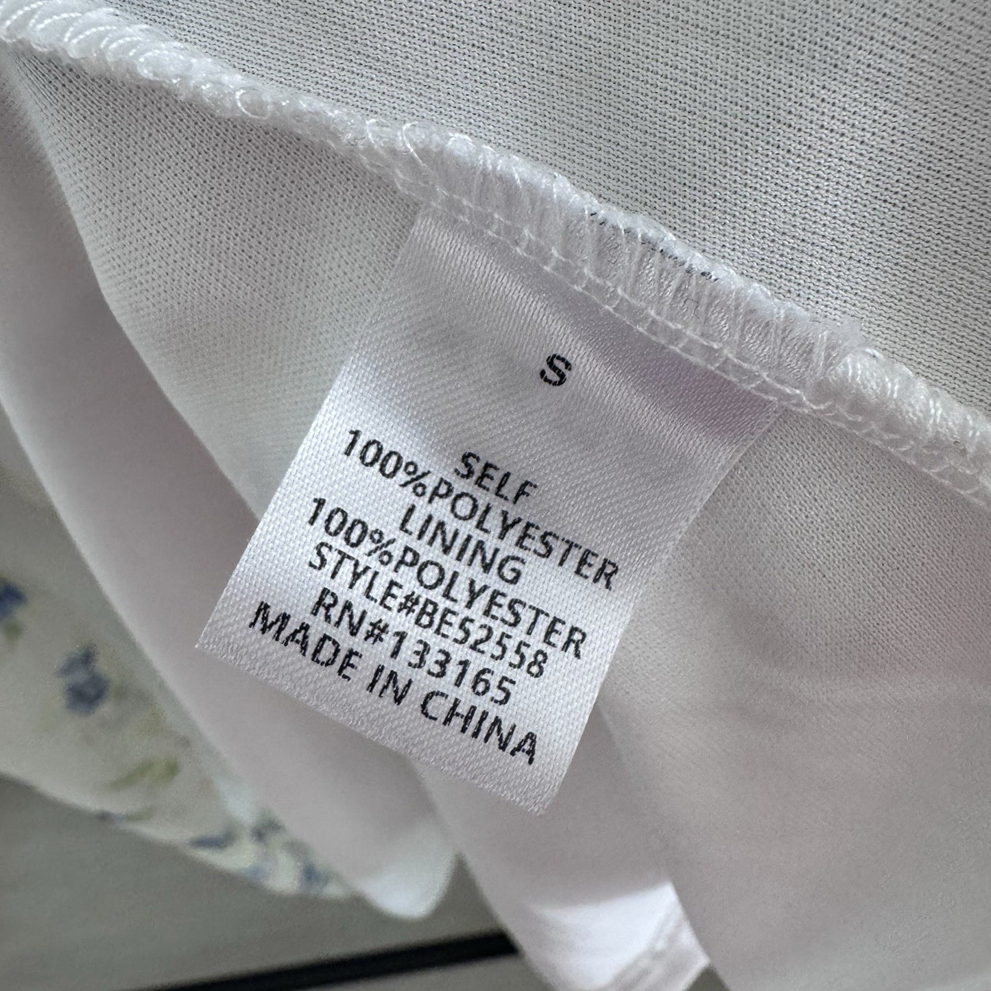 Altar’d State Womens Floral Wrap Maxi Dress Blue White Size S