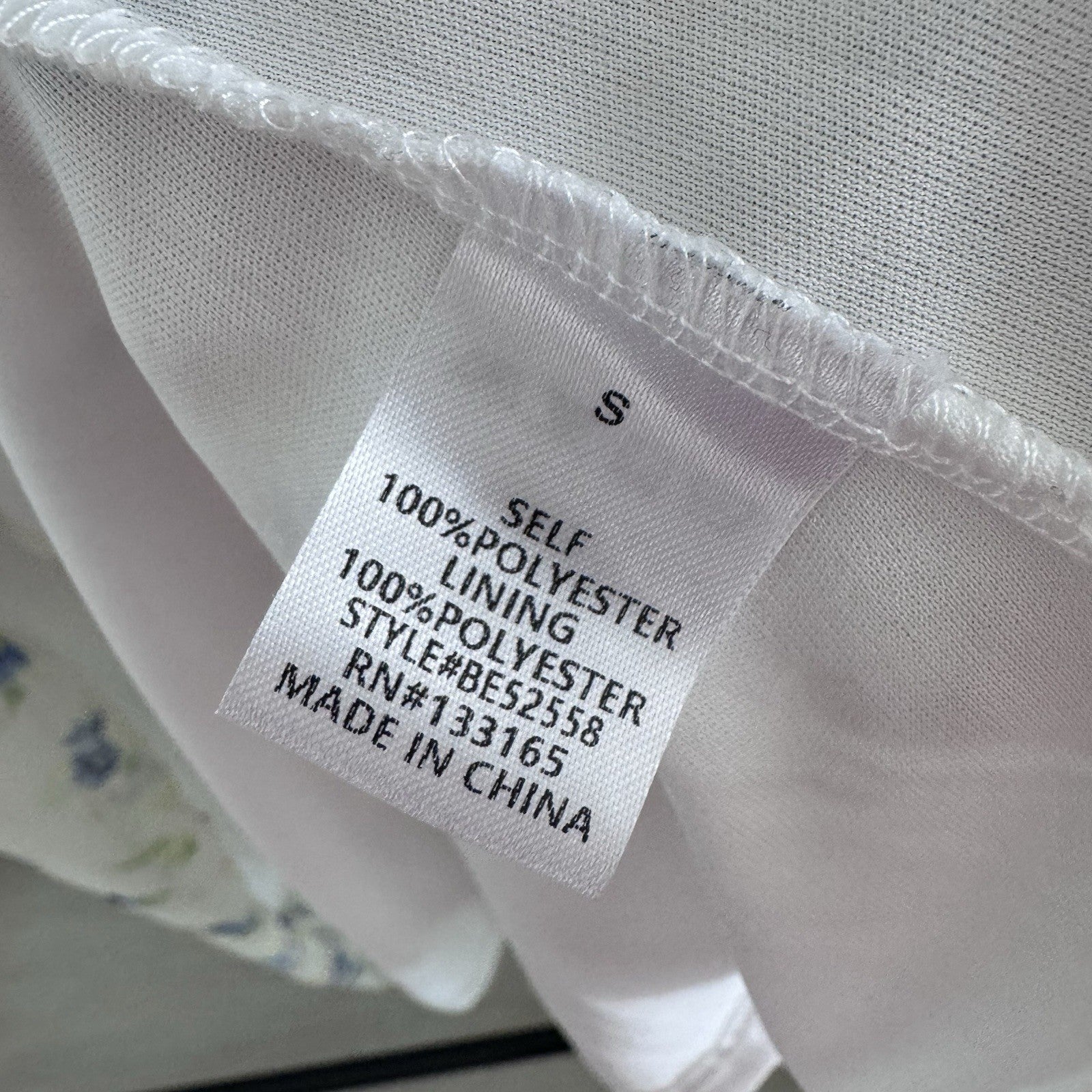 Altar’d State Womens Floral Wrap Maxi Dress Blue White Size S