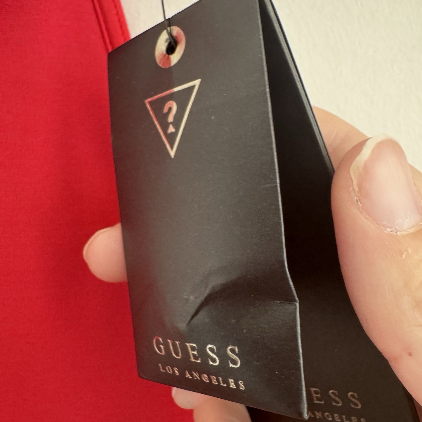 Guess Jules Backless Midi Dress Tango Red Women’s Size L NWT Sexy Cocktail Party