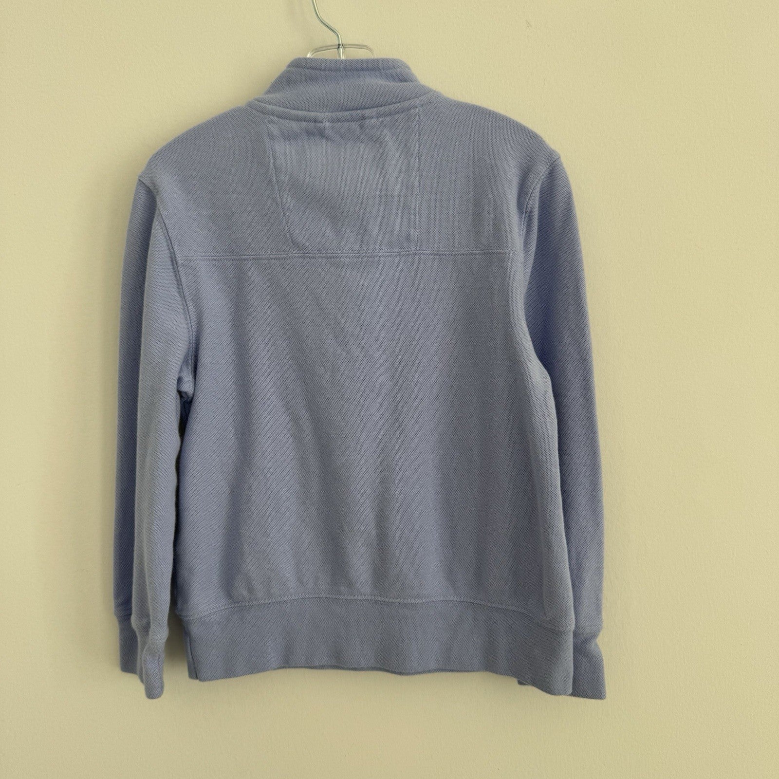Tommy Bahama Boys Light Blue Quarter Zip Pique Knit Pullover Sweater Size S 5/6