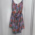 H&M Pink Tropical Floral Sundress Size 10 Sleeveless Summer Vacay Dress Viscose