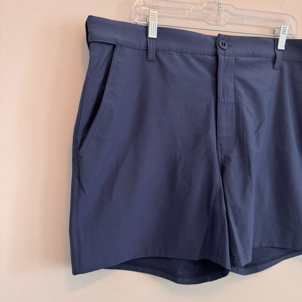 Huk Men's Pursuit Short XXL Navy Blue 6" Inseam Fishing Performance NWT