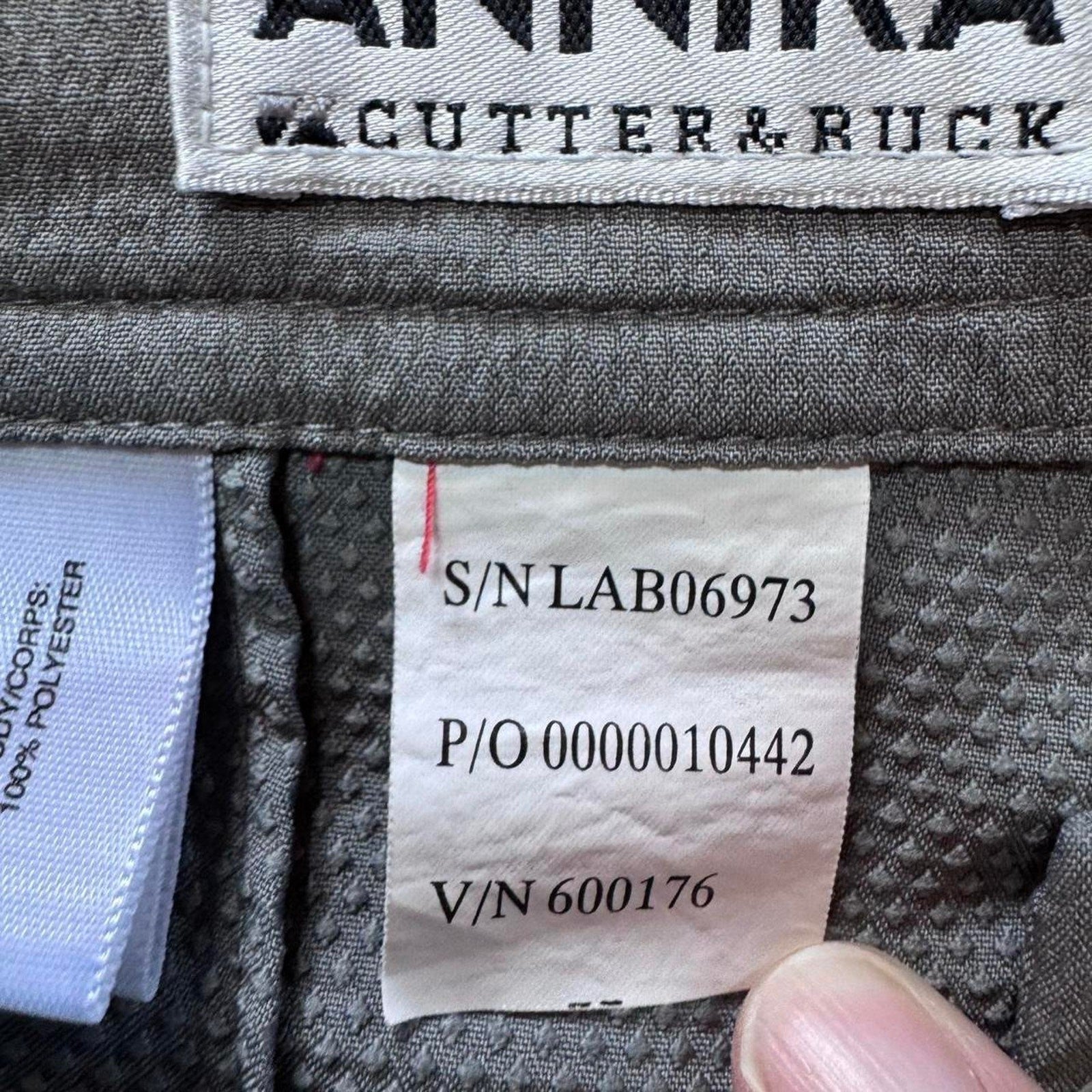 Grey Annika Cutter And Buck shorts with zipper pockets Size 6