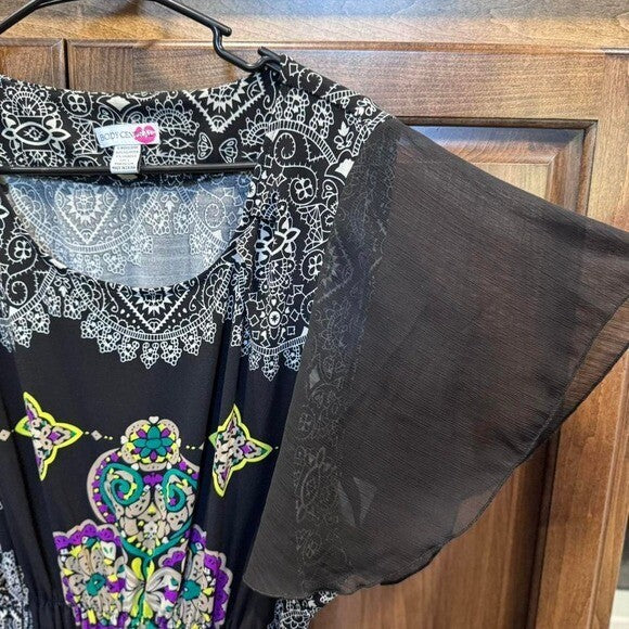 Y2K Body Central Bandana Print Dress | L