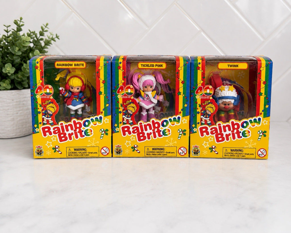 Rainbow Brite 40th Anniversary Mini Figure Set TLS Toy NIB 3 Pack