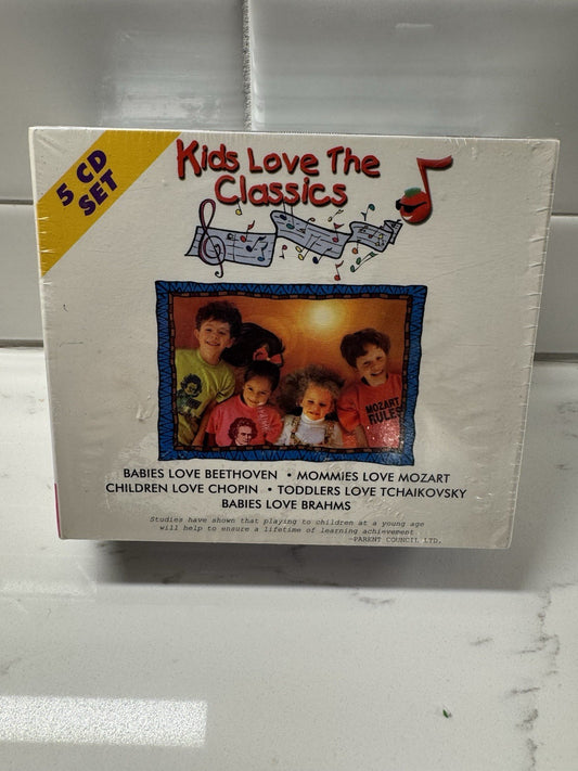 Kids Love the Classics 5 CD Box Set Classical Music Effect Mozart Beethoven NEW!