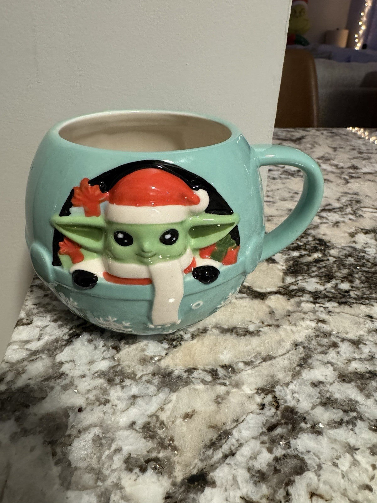 Baby Yoda Christmas 3D Coffee Mug Star Wars Mandalorian