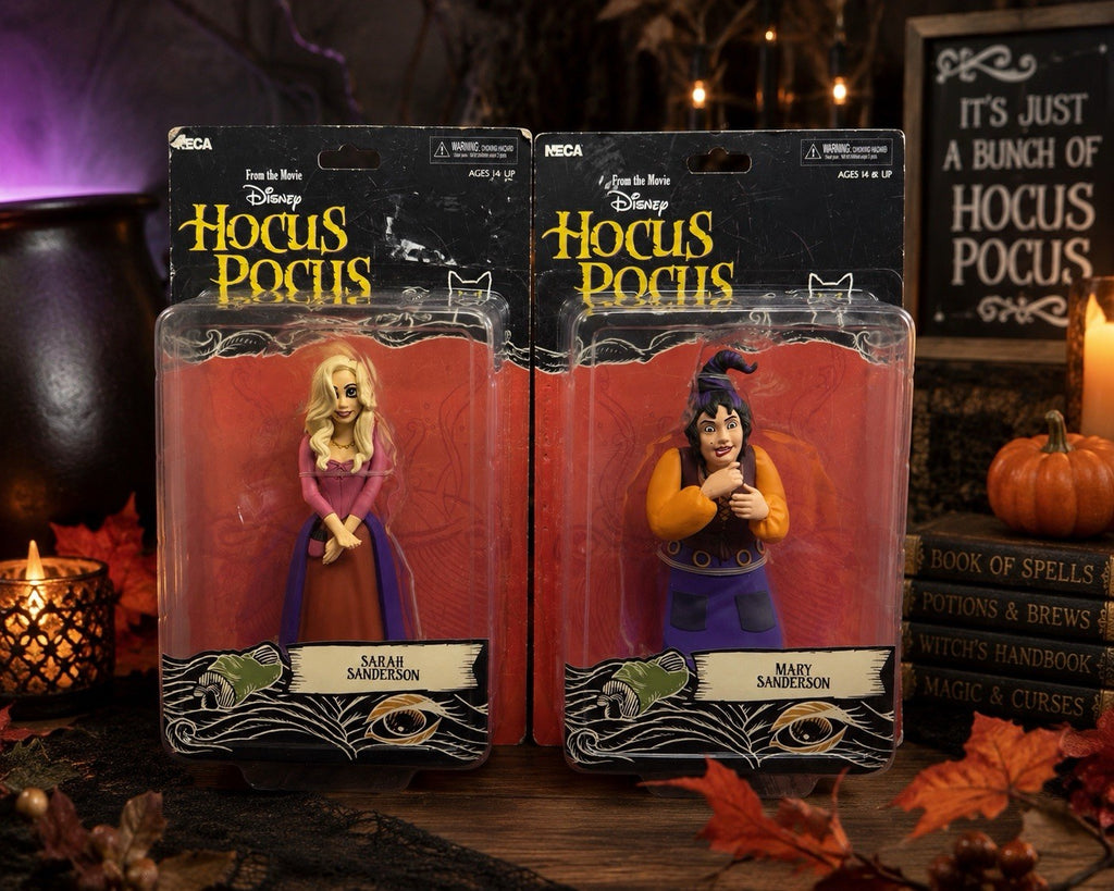 NECA Hocus Pocus: Toony Terror Sarah & Mary Sanderson 6" Action Figures