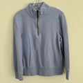 Tommy Bahama Boys Light Blue Quarter Zip Pique Knit Pullover Sweater Size S 5/6