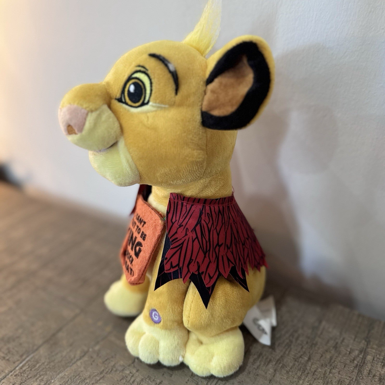 Disney Lion King Simba Animated Talking Plush & Scar Plush Lot of 2 Tested