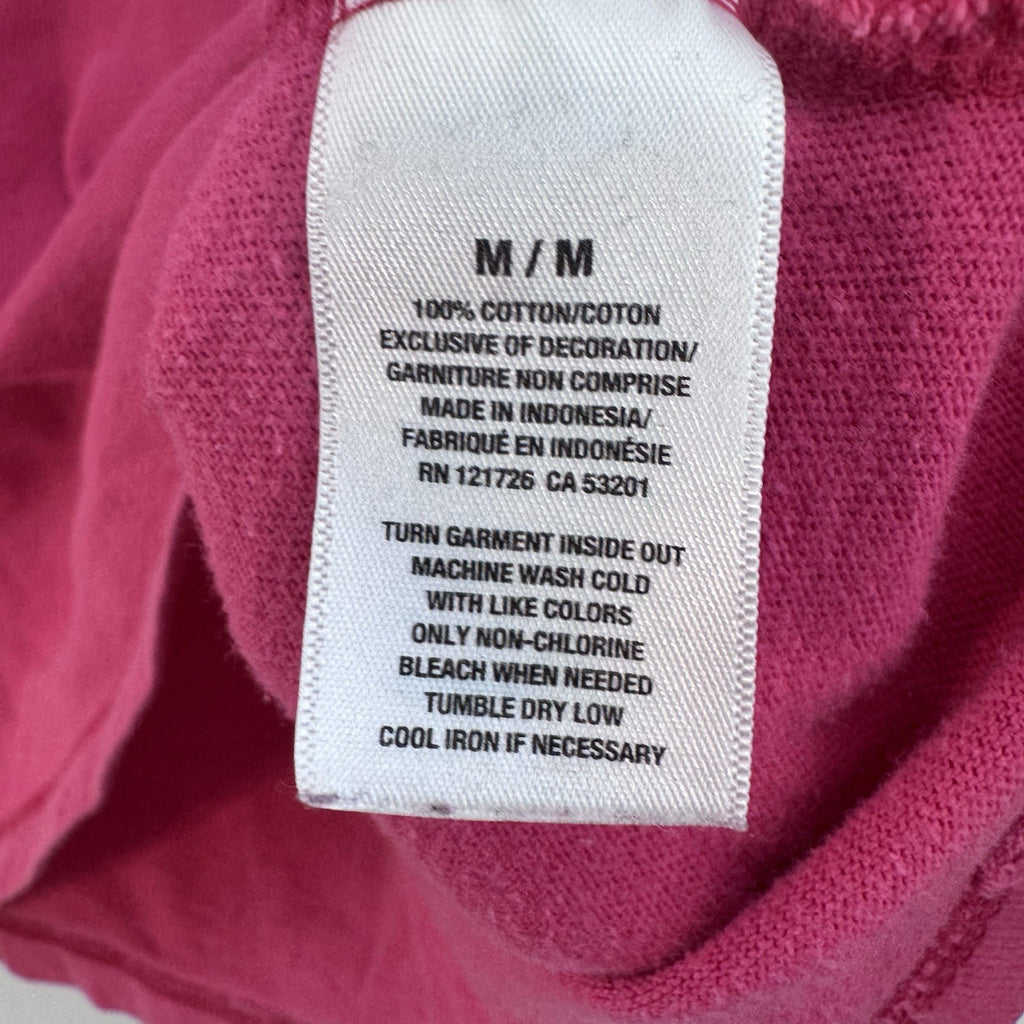 Aeropostale Aero Surf 87 Graphic T Shirt Pink Men’s Medium Cotton Tee Y2K