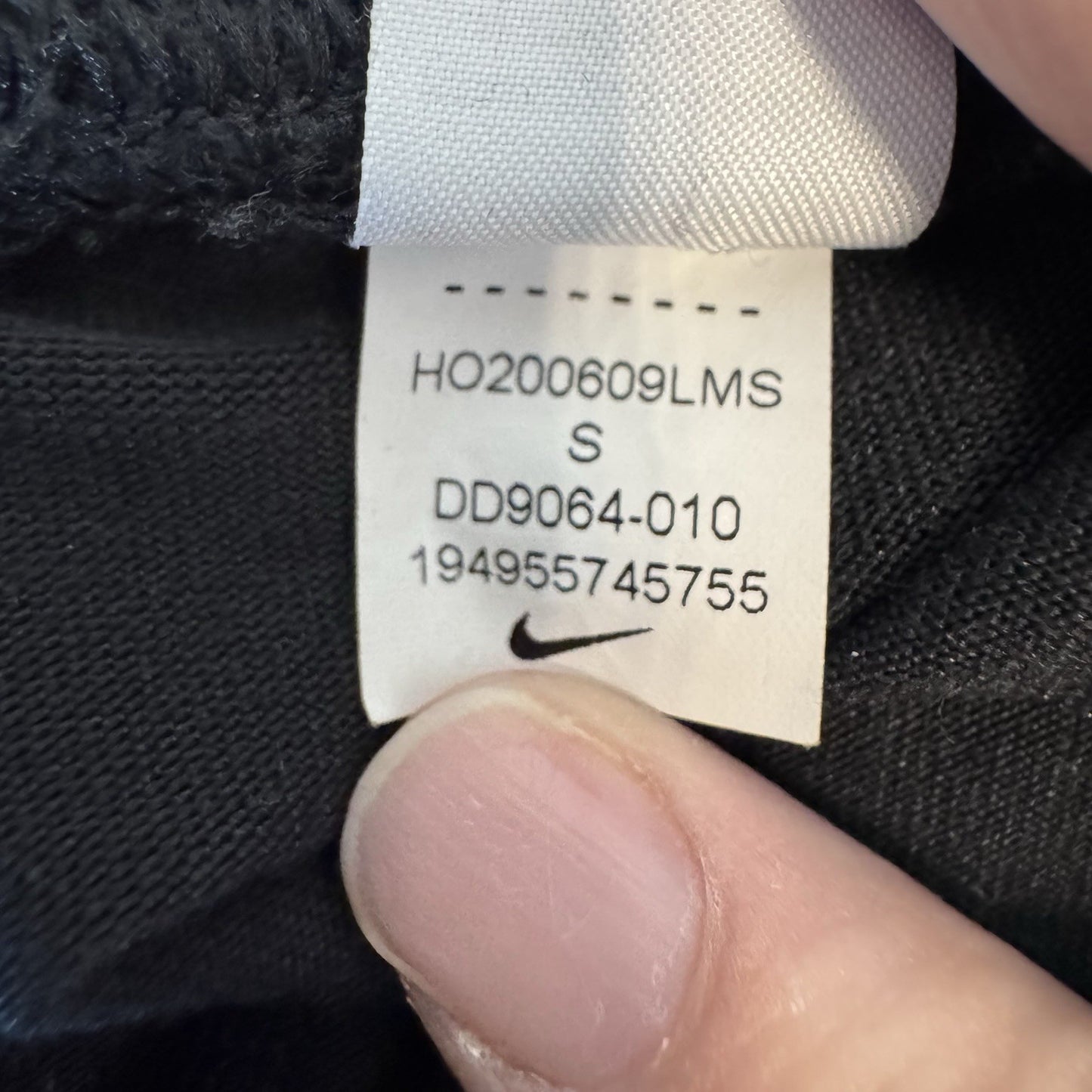 Nike Women’s Leggings Small Black Paint Splatter Blue Swoosh Stretch Athletic