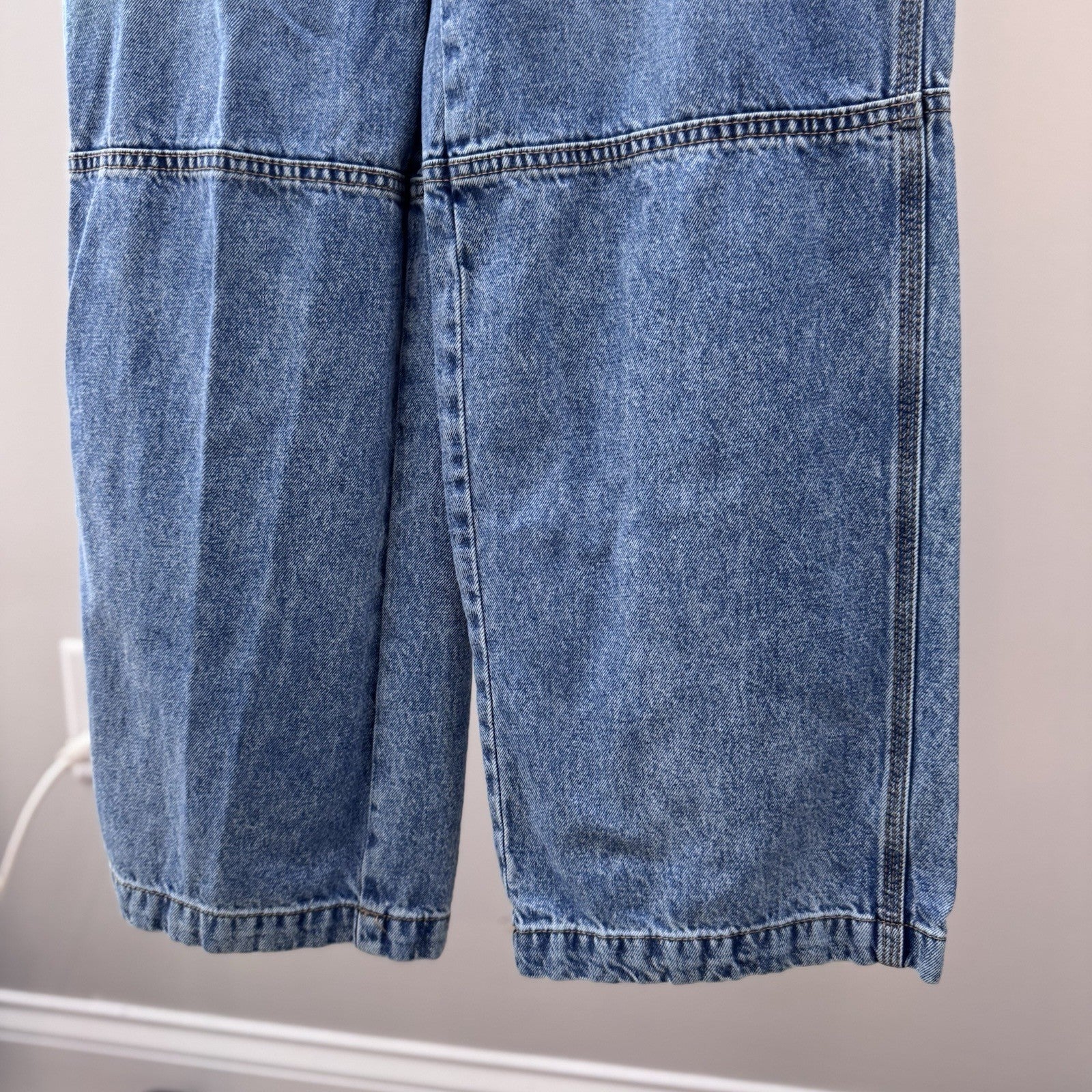 H&M Divided Women’s Cargo Jeans Size 0 – Wide Leg Baggy Denim Y2K Trendy