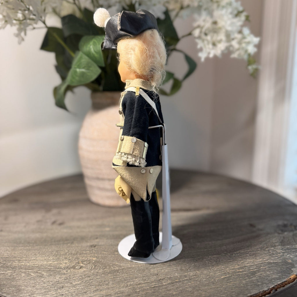 Vintage Carlson Dolls General George Washington 11" Handcrafted USA Stand Tag