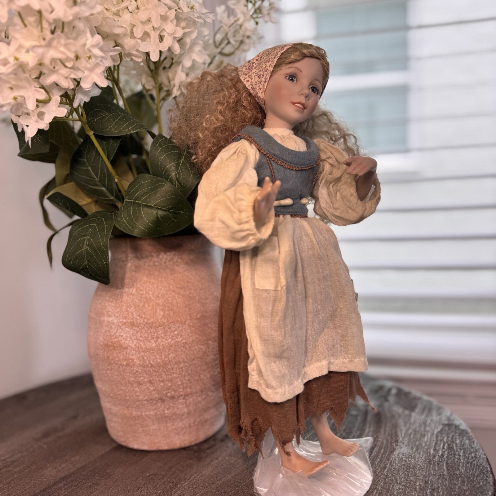 Dianna Effner Cinderella Porcelain Doll Vintage Knowles 15" Storybook Heirloom