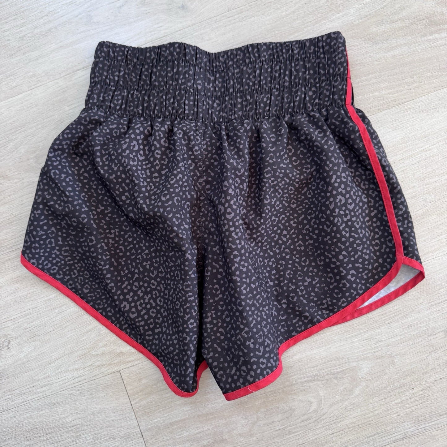 Varsity Spirit Raiders Cheer Athletic Shorts Womens Small Black Red