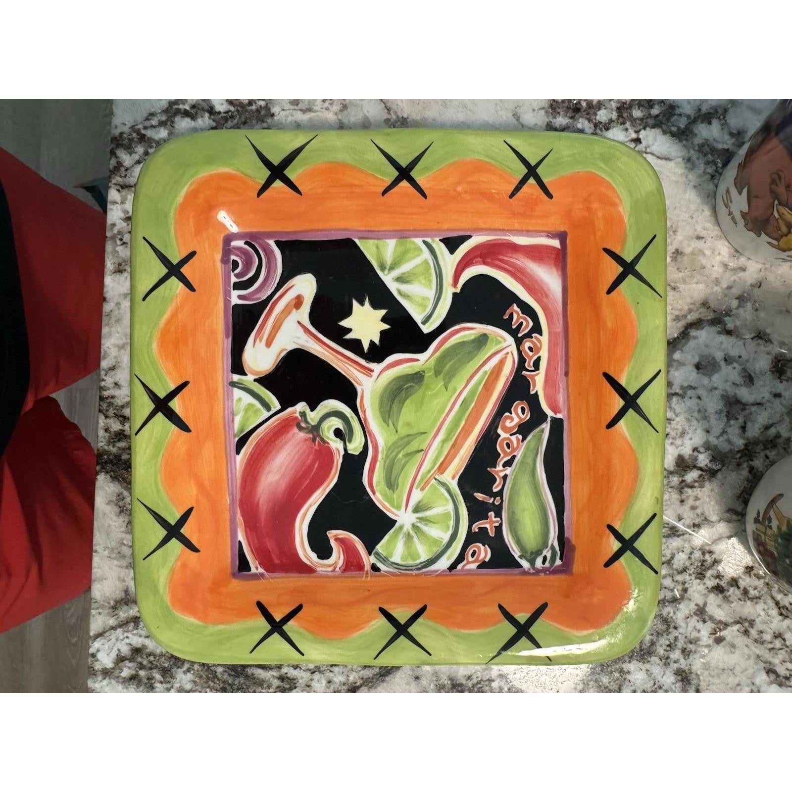 Vintage Salsa by Jennifer Erinley / Certified Int Corp SALAD PLATE 8 1/2"