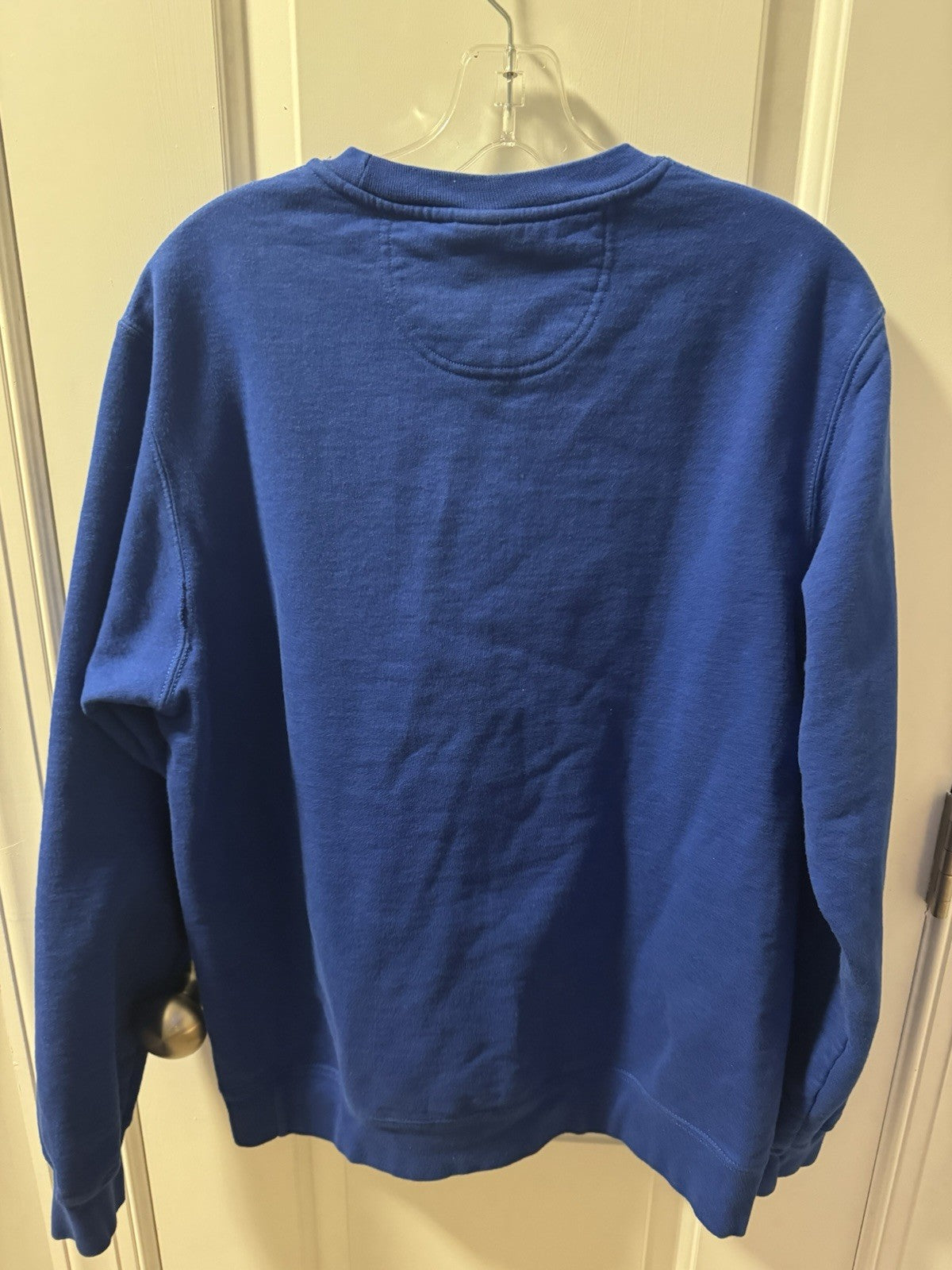 Joe Biden Confused Christmas Sweater Sz Med Adult Blue MAGA Let’s Go Brandon